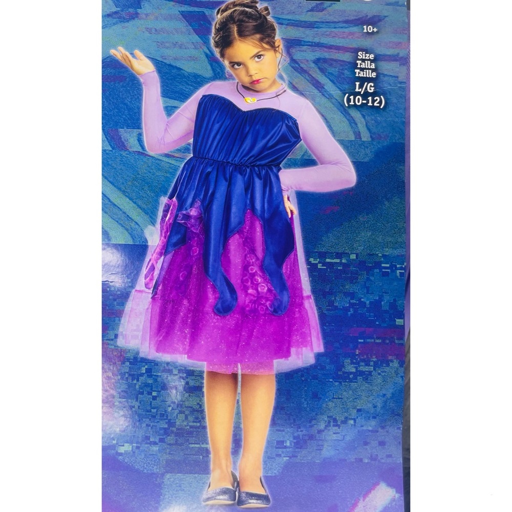 Ursula Little Mermaid Child Disney Villains Costume Size Large